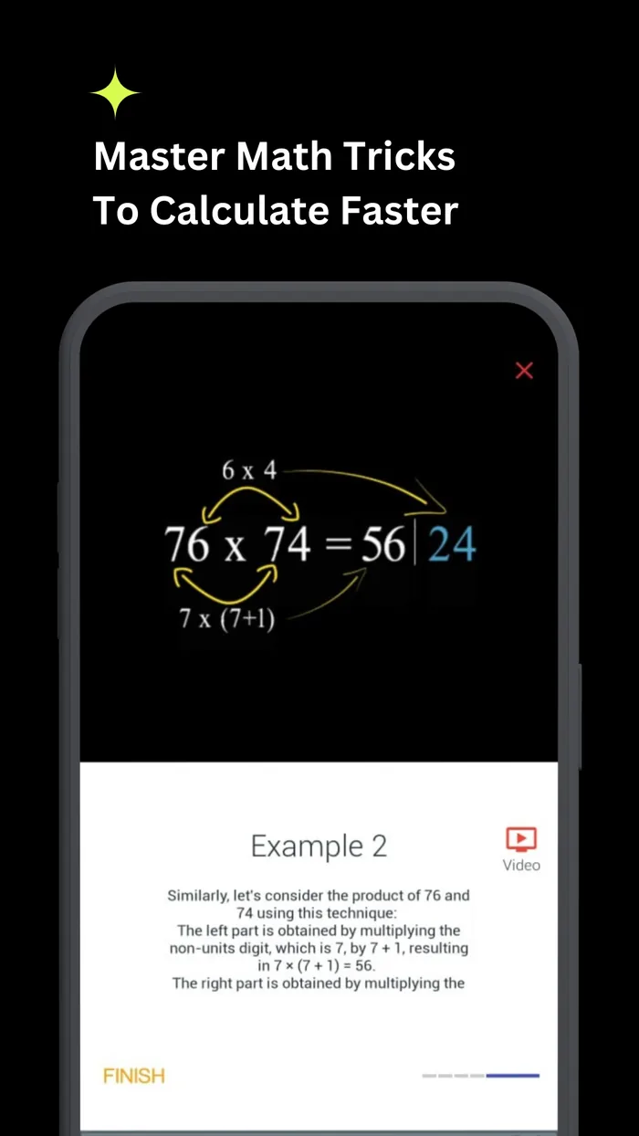 Vedic math tricks screen